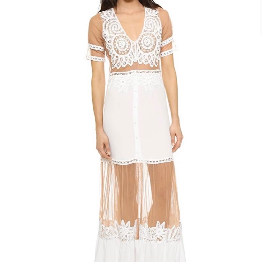 For Love and Lemons Carmine Maxi in S